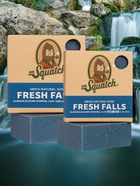 NWT 2 Dr. Squatch Fresh Falls Bar Soap
